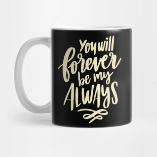 wedding lettering Mug